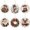H, variant on 6 Pcs Christmas Wooden Diamond Painting Ornament Kit,Round DIY Diamond Art Hanging Pendant Set with Pattern,Handmade Craft Supplies for Christmas Tree Decor,Holiday Family F