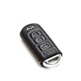 thumbnail image 3 of Vitodeco Genuine Leather Smart Key Fob Case Cover Protector - Compatible for Mazda 3, 6, CX-5, CX-7, CX-9, MX-5 Miata, Atenza Axela - 4 Buttons, Black, 3 of 6