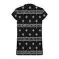 thumbnail image 5 of T-Shirt for Women V Neck Short Sleeve Fashion Graphic Print Abstract Art Style Loose Fit Breathable Summer Tops Casual Streetwear Apparel, 5 of 6