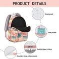 thumbnail image 4 of Pineapple Themed Commuter Bag – Lightweight & Supportive, Fits Laptop & Books, Stylish Print, Perfect for School & Work, 4 of 6