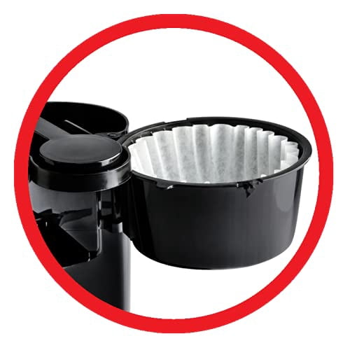 EUROSTAR ECM650B 12-Cup Coffee Maker, Black