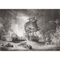 thumbnail image 2 of Posterazzi The Battle of The Nile Night of August 1, 1798 Engraved by C. Lawrie After George Arnald From The Book -Illustrations of English & Scottish History Volume II Poster Print, 17 x 12, 2 of 4