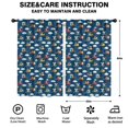 thumbnail image 2 of Blackout Kids Curtains,Cartoon Traffic Vehicles Clouds Dark Blue Pattern Childrens Insulated Curtains Set Of 2,Bedroom Essentials,Toddler Room Decor 52"x84", 2 of 5