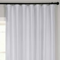 thumbnail image 4 of Half Price Drapes Extra Wide Ice Vintage Dupioni Silk Blackout Curtains (1 Panel), 100WX 96L, 4 of 13