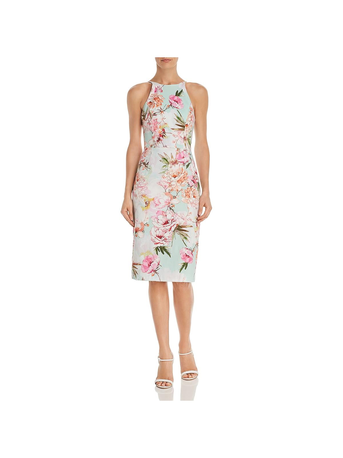 black halo floral dresses