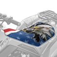 thumbnail image 2 of Uorisanigo ATV Seat Cover Waterproof Polyester Material Eagle 4th of July ATV Seat Cushion Cover Soft Breathable for Most ATVs for Sportsman, Rancher, Foreman, Scrambler, 2 of 7
