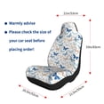 thumbnail image 5 of Salouo Butterfly Pattern Car Seat Covers,Universal Car Seat Protectors Easy to Install Car Cover Car Accessories Auto/rucks/Van/SUV-1, 5 of 9