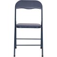 thumbnail image 5 of Favory 5-Piece Multipurpose Folding Card Table and Chairs Set for 4 Players, Padded Top Portable Square Folding Table and Chairs Set, Navy, 5 of 11