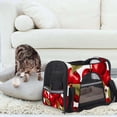 thumbnail image 7 of Cherry Durable Pet Bag with 900D Oxford Cloth Fabric, Sherpa Base, and Nylon Webbing - Size 17x10x11.8 in - Ideal for Travel and Outdoor Activities, 7 of 7