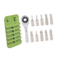 thumbnail image 2 of Kit de herramientas para reparación de bicicletas, llave de carraca, multiherramienta portátil, ligera, profesional, práctica y versátil., 2 of 8