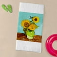 thumbnail image 3 of CafePress - Vincent Van Gogh Three Sunflowers In A - Large Beach Towel, Soft 30"x60" Towel with Unique Design, 3 of 3