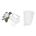 thumbnail image 3 of Flowersfor Chair,Chair Back Flower Simple Artificial Flowers Wedding Aisle Decorations Seamless Integration, 3 of 12