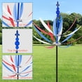 thumbnail image 4 of Metal Windmill,Colorful Outdoor Decor,Detachable Iron Windmill,Wind-Powered Yard Ornament,Lightweight and Portable Design,Garden Patio Use,Note, 4 of 6