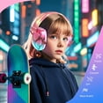thumbnail image 6 of homicozy Noise Cancelling Headphones for Kids,Teens Ages 3-16,Cool Cyberpunk Ear Hearing Protection,SNR 25dBSound Proof Safety Earmuffs for Concerts,Monster Trucks,Sensitive Ears(Pink), 6 of 8