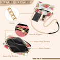 thumbnail image 3 of FORMRS Women Crossbody Purse with Chain Strap Vegan Leather Shoulder Handbag, Cartoon Watermelon, 3 of 7