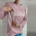 thumbnail image 2 of Xiulive Women Casual Maternity Nursing Sweatshirt Comfort Friendly Zip Breastfeeding Pullover Tops Mama'S Boobery Sweater Soft fashion, 2 of 5