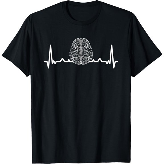 t-shirt Neurologist Heartbeat Neuroscience Neuroscientist T-Shirt mens t shirt，black，women，funny，misfits，men，journey