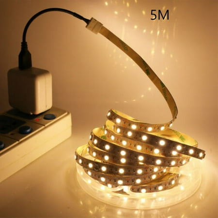 

USB LED Strip Lights 5m 2835 Flexible Tape Cabinet Kitchen TV Lighting