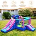thumbnail image 4 of Costway Bountech Inflatable Bounce Castle Dual Slides Jumping Bouncer w/ Climbing Wall, 4 of 10