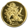 thumbnail image 2 of 2000 Gibraltar Gold 1/2 Royal Colliding Cherubs MS-66 NGC, 2 of 3