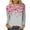 Gray(Style 432), variant on NuoCaiYun Women'S T-Shirt Valentine'S Day Print Casual Crew Neck Oversized Pullover Ladies Long Sleeve Tops