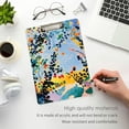 thumbnail image 3 of FORMRS Acrylic Clipboard with Low Profile Clip Standard A4 Letter Size, 12.5" x 9", Colorful Leaves, 3 of 8