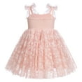 thumbnail image 6 of FYMNSI 5-6T Girls Clothes Summer Sleeveless Tutu Princess Dress Birthday Bowknot Tulle Sundress, 6 of 8
