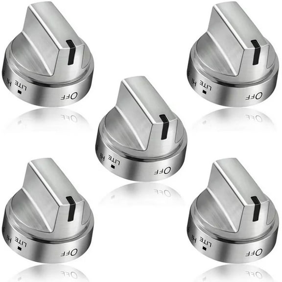 5 Pcs  Gas Stove Knob WB03X24818 for GE Stove PS11729081 AP5989029