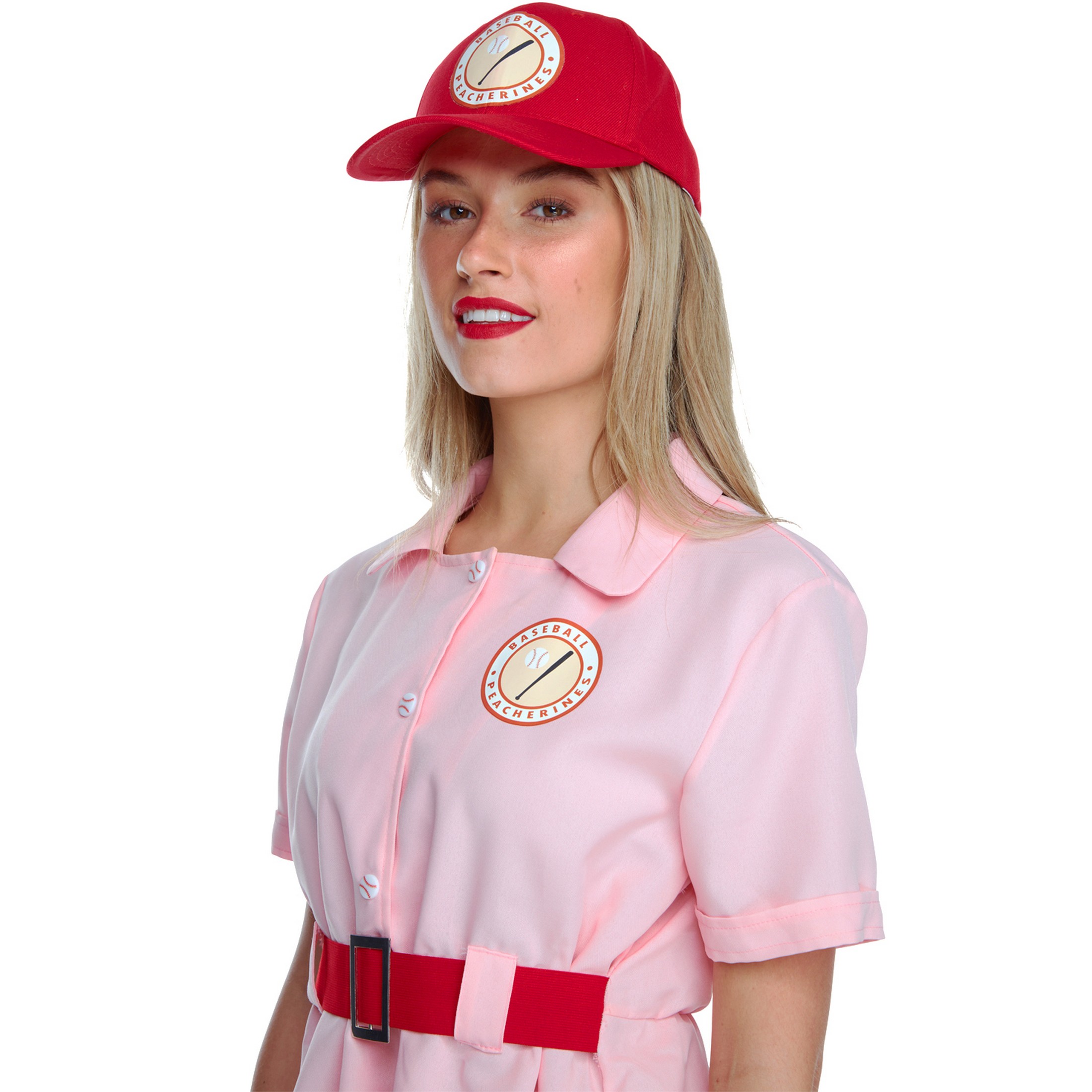  Morph Costumes Womens Baseball Costume Pink Dress Halloween  Costumes For Women Available in Sizes Small Medium Large XL XXL : Clothing