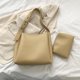 thumbnail image 4 of Bolso de mano de cuero de moda para mujer Tendencias 2024 Bolso de hombro de gran capacidad sencillo y lateral para mujer Bolsos y carteras Bolso de mujer, 4 of 5