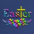 thumbnail image 2 of CafePress - Easter Cross And Flowers Maternity T Shirt - Maternity Dark T-Shirt, 2 of 3