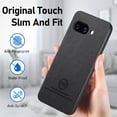thumbnail image 5 of Dteck Case for Google Pixel 9A,Slim Premium Canvas Grain PU Leather,Soft TPU Bumper,Non-Slip Anti-Scratch Shock-Absorbent,Protective Phone Cover for Google Pixel 9A,Black, 5 of 8