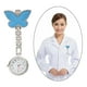 thumbnail image 5 of Moda batería enfermera fob reloj flor cara fob bolsillo reloj de Azul claro Zulema  Reloj de bolsillo de enfermera para mujer, 5 of 8