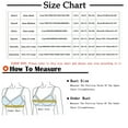 thumbnail image 2 of Womens Bras Zipper Shockproof Gathers No Steel Vest Running Fitness Underwear Sports Bra Sport Bras for Women Purple1 L, 2 of 6