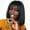 Black, variant on Short Straight Bob Wig with Bangs - Natural Black Glueless Wig, Full Machine Made, Breathable Cap, 10in Human Hair Look, Daily Wear Style, None Lace Front Wig, Christmas Halloween Gift for Women