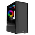 thumbnail image 1 of Gabinete Gamer Balam Rush NYX GI730 Micro ATX Mini Torre 3 Fan Cristal Templado RGB Negro BR-936095, 1 of 5
