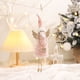 thumbnail image 3 of XWSHYW Decoraciones Navideñas Colgante Decorativo de Árbol de Navidad, Vestido de Vellón de Cordero, Sombrero Largo En Alas de Ángel, Colgante Pequeño para Niña, 3 of 5