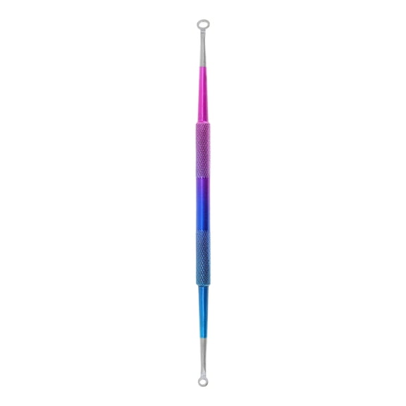 Unique Bargains 1 Pc Durable Gradient Pimple Extractor Blue Purple