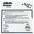 thumbnail image 5 of Gillette Sensor Excel Men's Razor Blade Refills - Pack of 5, 5 of 5