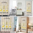 thumbnail image 5 of Shower Curtain Bathroom Set Lemon Leaf Dwarf Waterproof Fabric Shower Curtains with Grommets&Hooks, Retro Summer Pastoral Harvest Privacy Bath Curtain for Bathtub 72x72in, 5 of 9