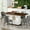Brown + White, variant on 39-Inch Square Dining Table For 4, Farmhouse Small Kitchen Table With Sturdy Pedestal Base, Natural Wooden Dining Room Furniture For Dining Room, Kitchen, Apartments