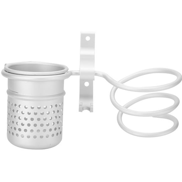 Soporte para secador de pelo BuyWeekMX organizador de baño Aluminio espacial