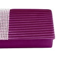 thumbnail image 5 of Vangoddy Women's Palki Diamante Pleated Satin Clutch Purse, 5 of 5