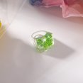 thumbnail image 4 of Resin Ring All Match Lightewight Fruit Cute Acrylic Statement Ring Knuckle Ring, 4 of 10