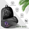 thumbnail image 3 of Five Nights at Freddy's 17Inch Cartoon Backpack 3PC Backpack Set Novelty Laptop With Lunch Box Pencil Bag Game Fans Gifts for Travel Sport, Style2, 3 of 7