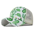 thumbnail image 2 of Babaley Womens Baseball Cap Random Graphic Ponytail Hats Quick Drying Casual Trendy Mesh Sun Hat, 2 of 2