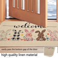 thumbnail image 6 of Easter Doormat Decorative Welcome Outdoor Rug Spring Door Mat Funny Rabbit Bunny Eggs Farmhouse Kitchen Mats, 6 of 6