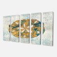 thumbnail image 1 of Designart - Coastal Pastel seashells II - Vintage Nautical Canvas Artwork, 1 of 1
