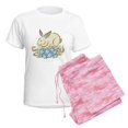 thumbnail image 6 of CafePress - Rabbit Women's Light Pajamas - Women's Short Sleeve Print T-Shirt and Pants Light Cotton Pajama Set, 6 of 7