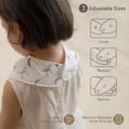 thumbnail image 6 of Gllquen Baby Muslin Baby Bibs 8 Pack Baby Bandana Drool Bibs 100% Cotton for Unisex Boys and Girls, Blue Dinosaur, 6 of 8